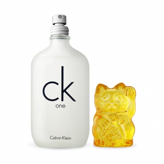Calvin Klein CKONE 中性淡香水招財納福守護組(100mlTESTER+招財貓大擺飾)-專櫃公司貨