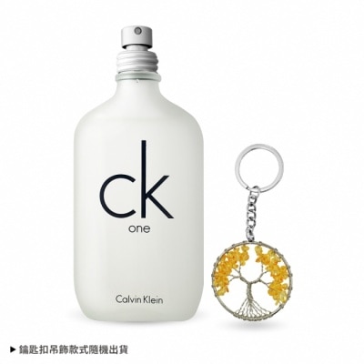 CalvinKlein - Calvin Klein CK ONE 中性淡香水能量磁場淨化組(100mlTESTER+水晶許願樹吊飾)-專櫃公司貨
