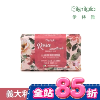 ITERITALIA Iteritalia玻尿酸保濕潔膚皂175g 魔法玫瑰 image