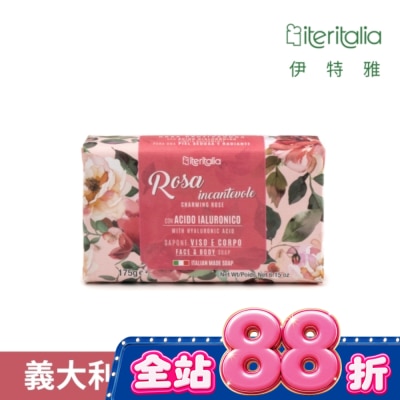 ITERITALIA Iteritalia玻尿酸保濕潔膚皂175g 魔法玫瑰 image