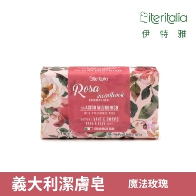 ITERITALIA - Iteritalia玻尿酸保濕潔膚皂175g-魔法玫瑰 image