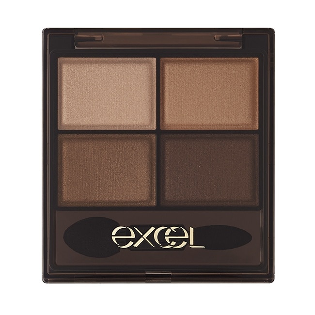 EXCEL 裸色深邃眼影N 04名媛杏棕-4.5g image