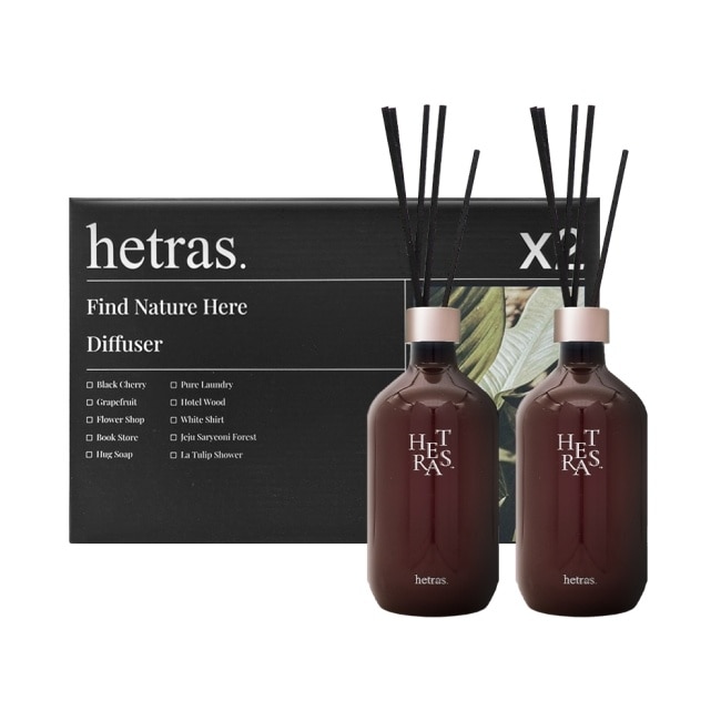 HETRAS 首席調香師擴香 500ml 2入組 #07 Hotel Wood 五星級飯店