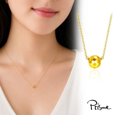 PRISME GOLD - 【Prisme Gold】黃金項鍊 純金999粼光金珠 項鍊 (金重約0.01錢)