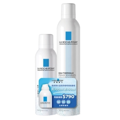 LA ROCHE-POSAY 理膚寶水 - 理膚寶水溫泉舒緩噴液加量組300ml+150ml