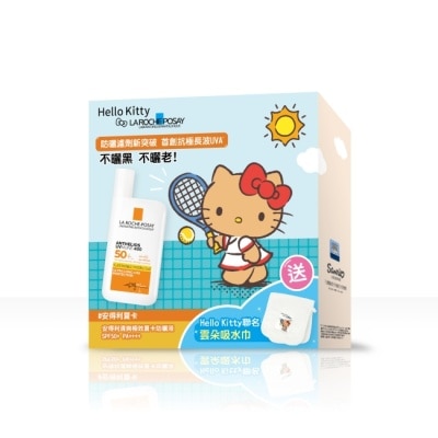 LA ROCHE-POSAY 理膚寶水 - 理膚寶水安得利清爽極效夏卡防曬液50ml Hello Kitty組