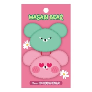Bear你可愛絨毛髮夾