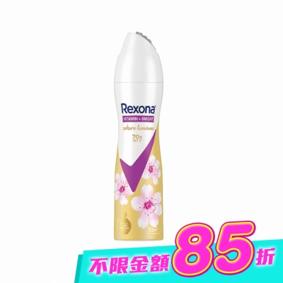 蕊娜 Rexona - 蕊娜制汗爽身噴霧-完美透亮櫻花 135ML image