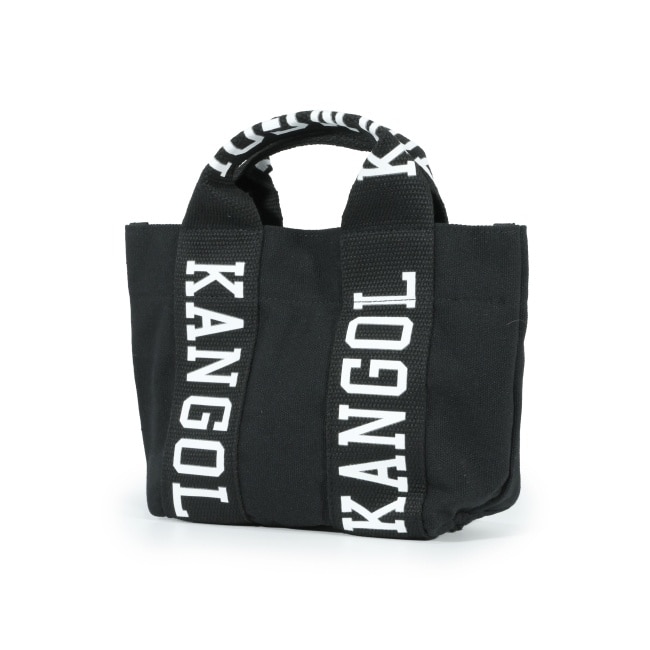 KANGOL字母LOGO小側背包-黑 image