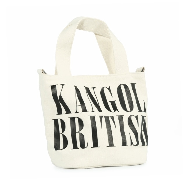 KANGOL字母LOGO水桶包-米白 image