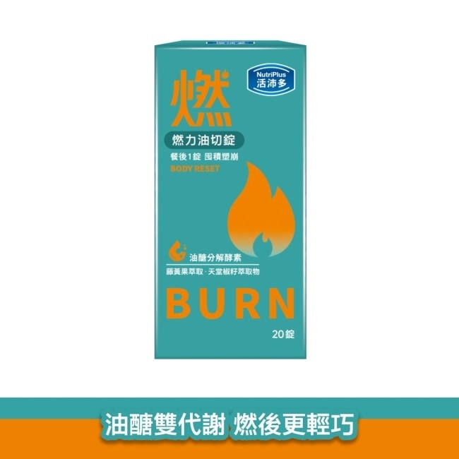 活沛多 燃力油切錠20錠