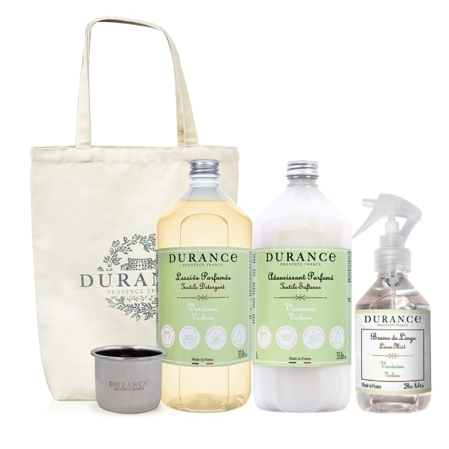 DURANCE朵昂思 馬鞭草衣物護理洗禮組(洗劑+柔軟精+衣物芳香噴霧)-專櫃公司貨