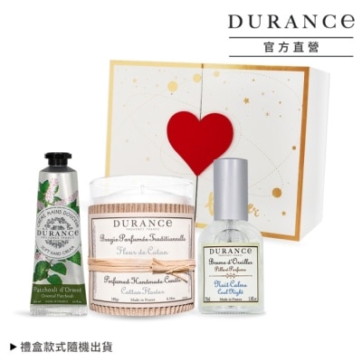 DURANCE 朵昂思 - DURANCE朵昂思 靜謐好眠香氛禮盒(枕頭香水50ml+手工精油蠟燭180g+護手霜30ml)-專櫃公司貨