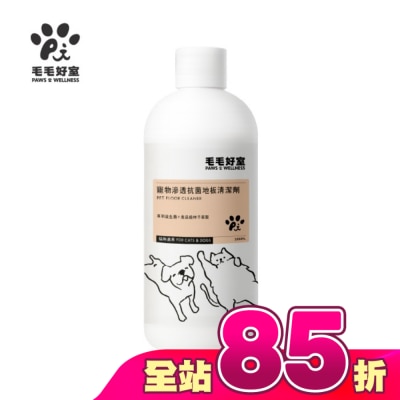 毛毛好室 PAWS & WELLNESS - 毛毛好室寵物滲透抗菌地板清潔劑-貓狗適用 1000ML