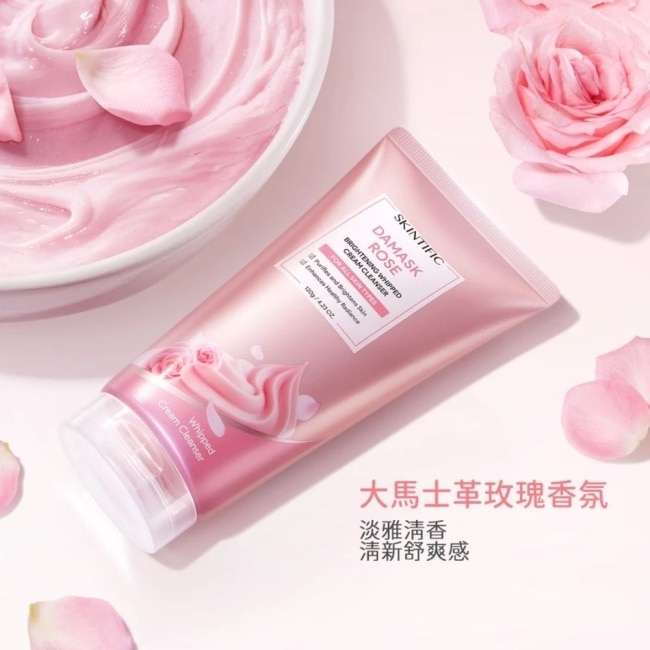 SKINTIFIC 玫瑰透亮洗面乳120g image