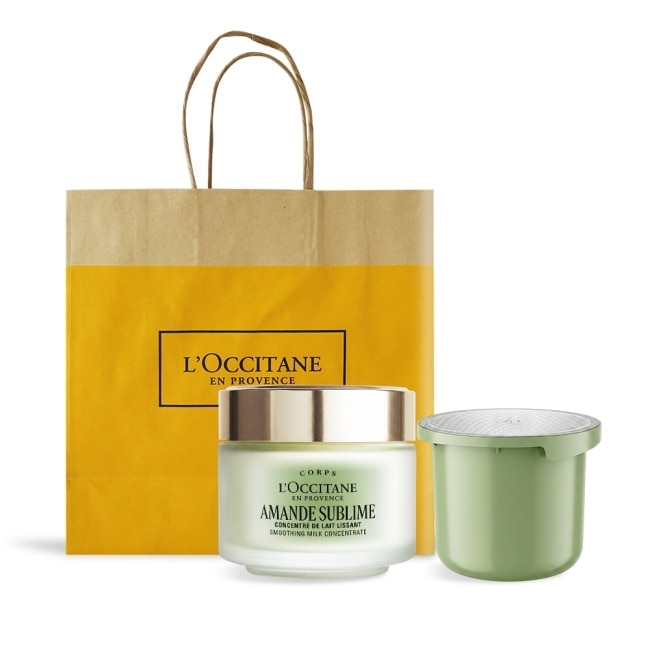 L’OCCITANE 歐舒丹 杏仁極緻緊膚凝霜 1+1(200mlX2)容量組-專櫃公司貨