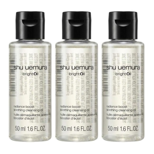 【shu uemura 植村秀】酒粕活酵淨亮潔顏油 50mlx3 公司貨 卸妝油