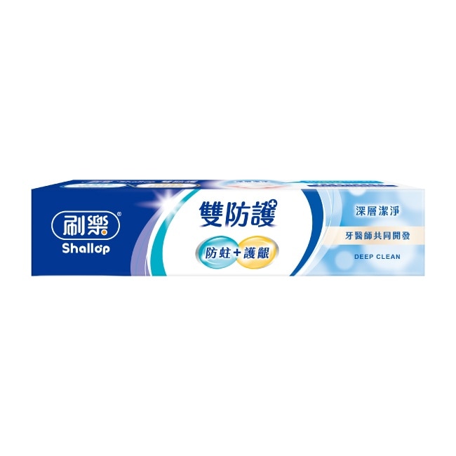 刷樂雙防護深層潔淨牙膏140g