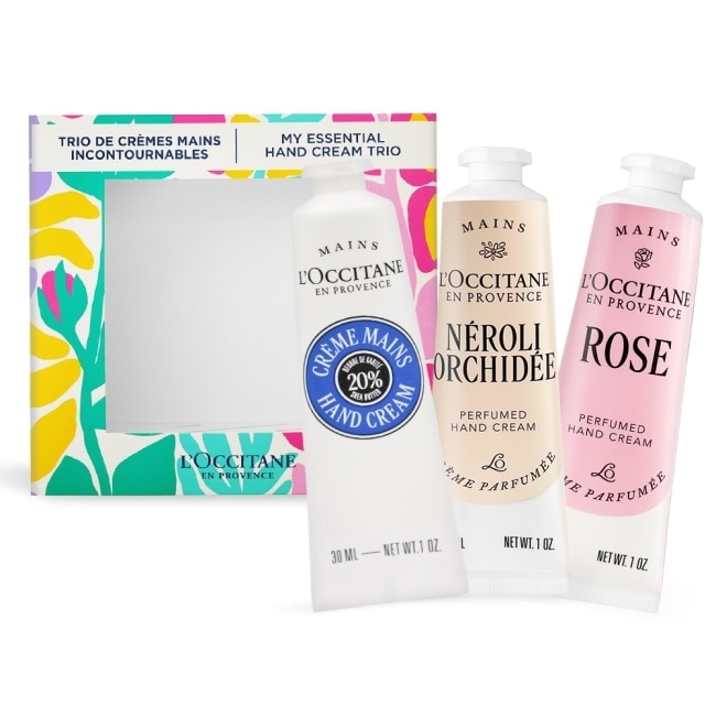 L’OCCITANE 歐舒丹 經典三入護手霜禮盒組(30mlX3)-乳油木+橙花+玫瑰-國際航空版 image