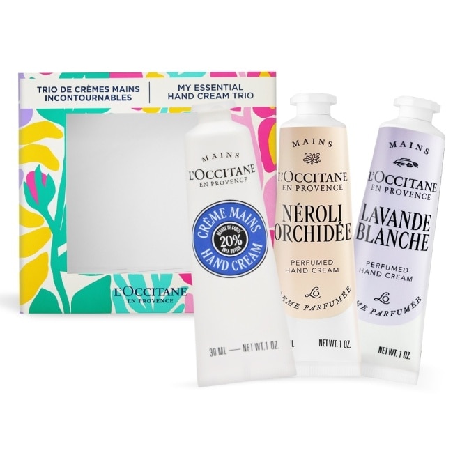 L’OCCITANE 歐舒丹 經典三入護手霜禮盒組(30mlX3)-乳油木+橙花+白薰衣草-國際航空版 image