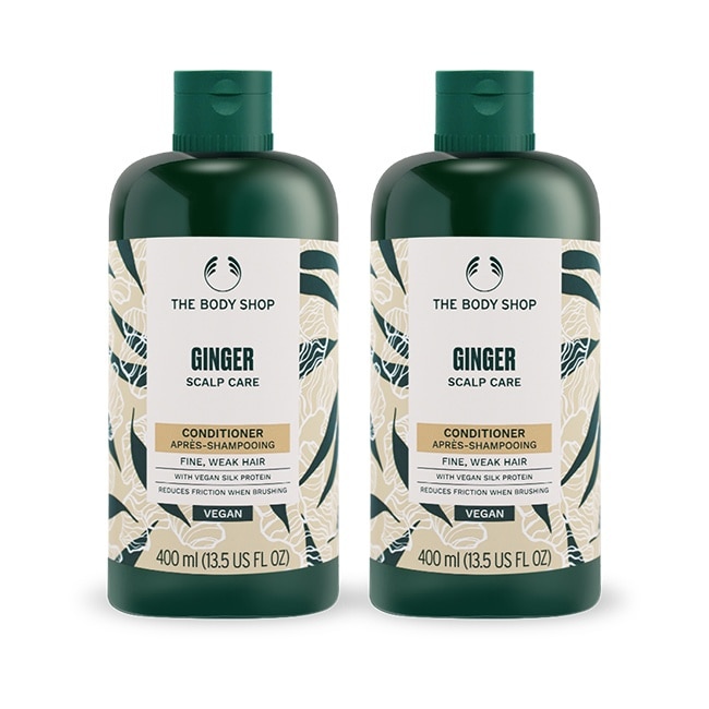 THE BODY SHOP 薑根鏗活頭皮護髮乳(400ml)X2-國際航空版 image