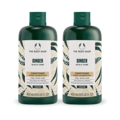 THE BODY SHOP - THE BODY SHOP 薑根鏗活頭皮護髮乳(400ml)X2-國際航空版