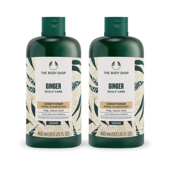 THE BODY SHOP 薑根鏗活頭皮護髮乳(400ml)X2-國際航空版 image