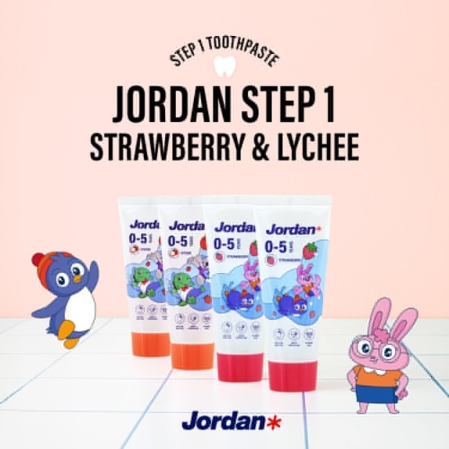 Jordan 清新水果味兒盒牙膏(0-5歲)-荔枝口味 image