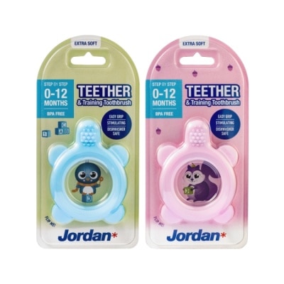 JORDAN - Jordan 寶寶固齒器 (0-1歲) Step0 1入 (顏色隨機) image