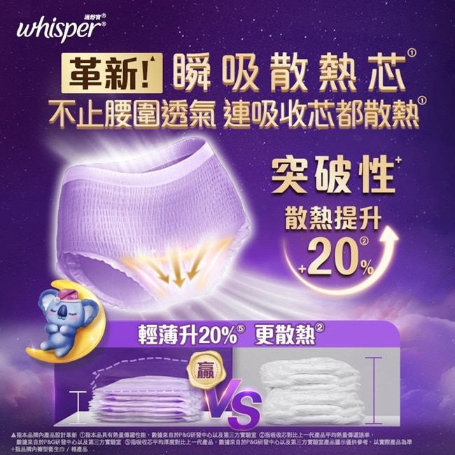 好自在熊抱安睡褲M 24片(8片x3包) 箱購 image