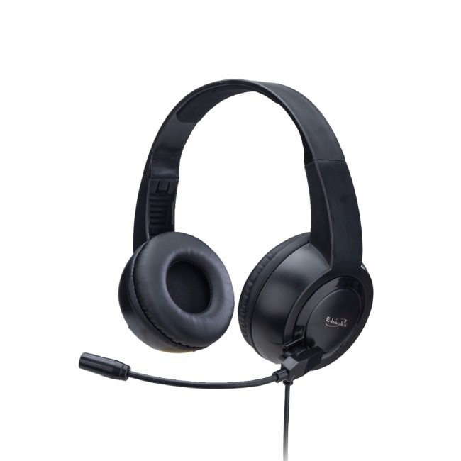 E-books SS75 沉浸音效頭戴式耳機麥克風贈一轉二3.5mm轉接線