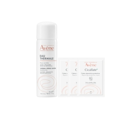 Avene 雅漾 - 雅漾活泉水50ml CICA極效修復組(雅漾舒護活泉水50ML*1+雅漾Cica修復霜2ml*3) image