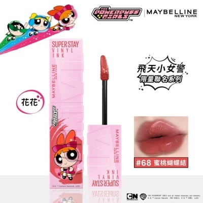 Maybelline 媚比琳 - 媚比琳 超持久水光鎖吻唇釉 68 蜜桃蝴蝶結_飛天小女警聯名款 4.2ml image