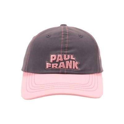 PAULFRANK - PAUL FRANK撞色軟頂棒球帽-深灰 image