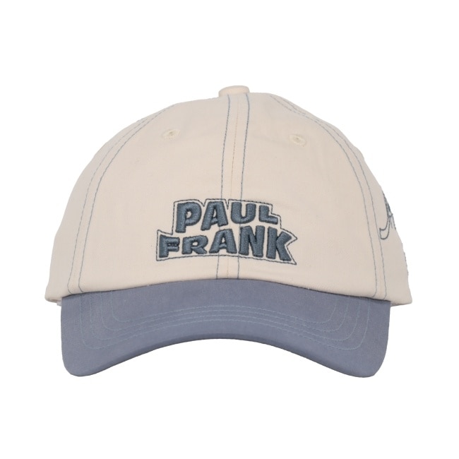 PAUL FRANK撞色軟頂棒球帽-淺卡其 image