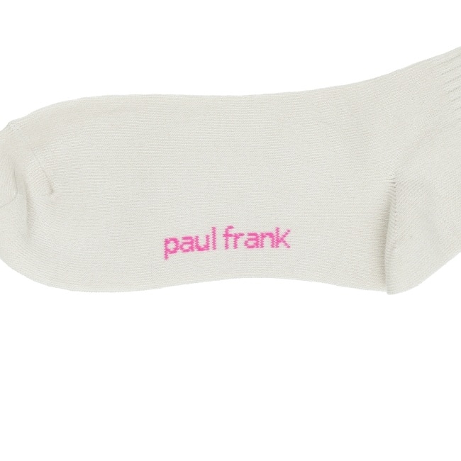 PAUL FRANK男款字母長襪 米白 image
