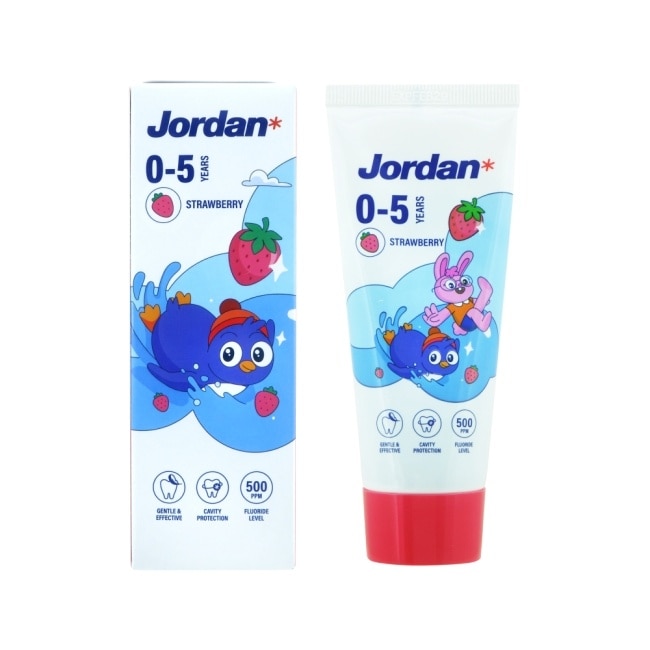 Jordan 清新水果味兒童牙膏(0-5歲)-草莓口味 image