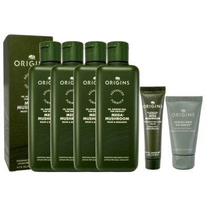 ORIGINS 品木宣言 - ORIGINS青春無敵靈芝光潤機能水200mlx4(贈潔顏30ml+甦醒霜15ml) image