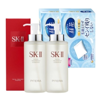 SKII - 【SK-II】青春露 330mlX2 (新版) 公司貨 (神仙水) 贈絲花化妝棉80+2片(2盒) image