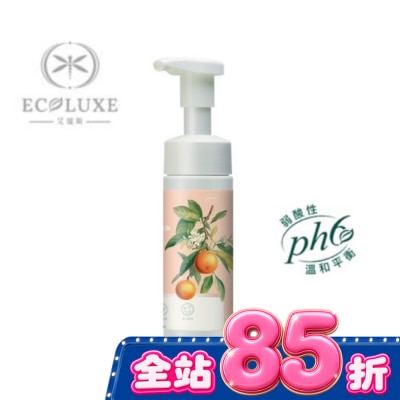ECOLUXE 艾蔻斯 ECOLUXE亮白洗顏慕斯 180ml(柑橘) image