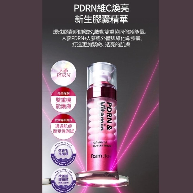 FARMSTAY PDRN維C煥亮修護膠囊精華55ml image