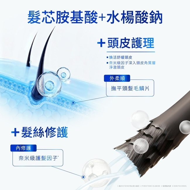海倫仙度絲頭皮護理洗髮露控油柔順 650G image