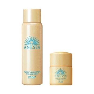 SHISEIDO 資生堂 - 安耐曬金鑽噴霧超值組2606 60g+12ml image