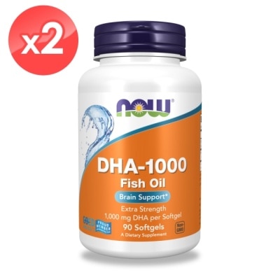 NOW - 【NOW】超級DHA魚油膠囊2瓶組(90顆*2瓶) image