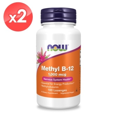 NOW - 【NOW】維生素B12錠2瓶組(100顆*2瓶) image
