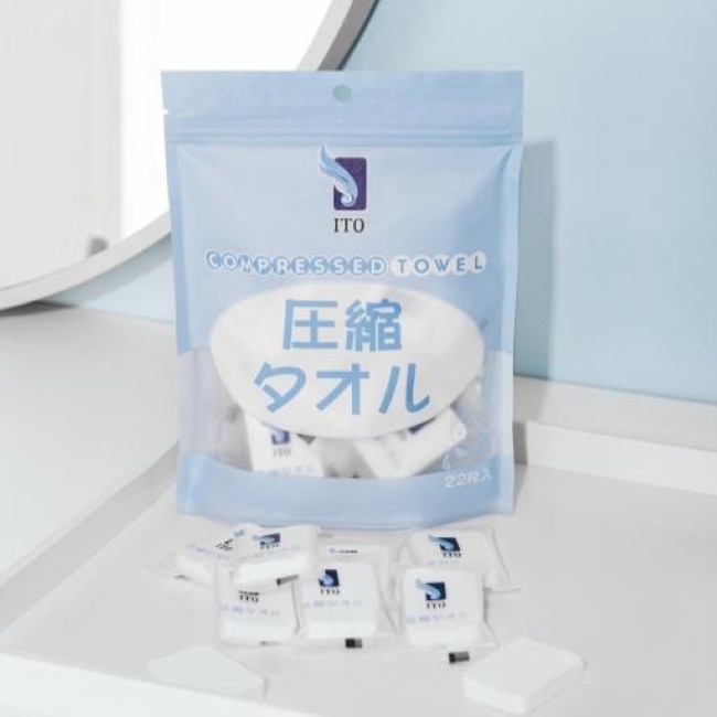 ITO日本伊藤-壓縮毛巾x1包(22顆/入) image