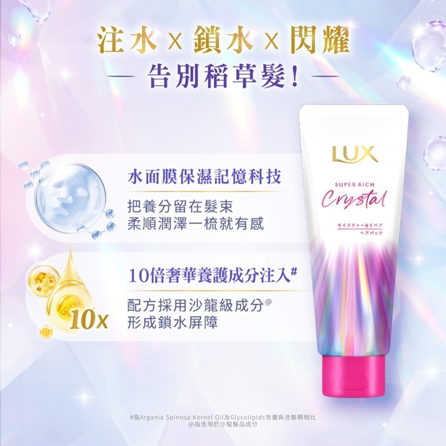 麗仕極輕光護膜保濕水鑽光精華髮膜 180G image