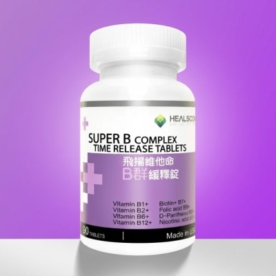 HEALSCON合斯康 - 合斯康飛揚維他命B群緩釋錠90粒 image