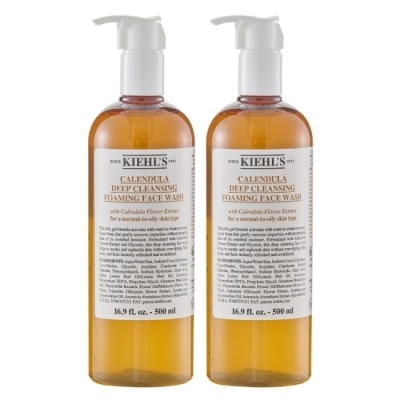 KIEHL’S 契爾氏 - 【Kiehls 契爾氏】金盞花植物精華潔面泡泡凝露 500mlx2 公司貨 洗面乳 image
