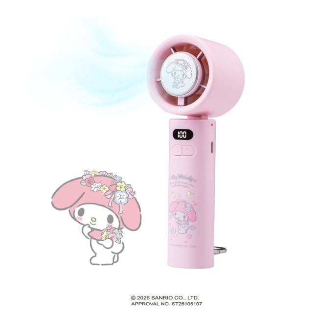 My Melody 100段製冷摺疊頸掛手持風扇 image